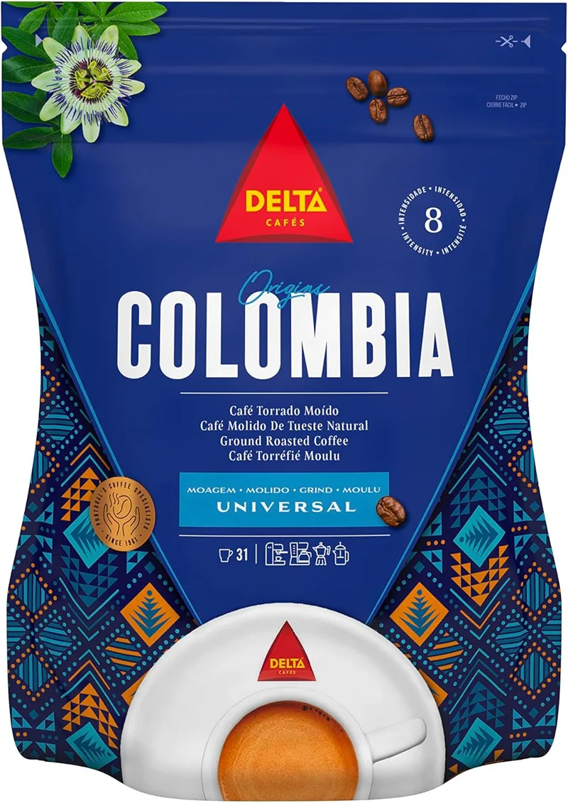 Delta Cafés ▫️ Colômbia - Café de Origem Colômbia - Moído Natural - 220 g