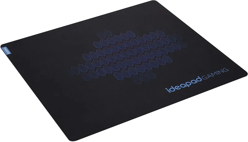 Lenovo ▫️ Tapete para rato IdeaPad Gaming Mouse Pad L, em tecido, superfície suave, resistente à água, base em borracha antiderrapante, leve, lavável, 2 mm de espessura, cor azul escuro