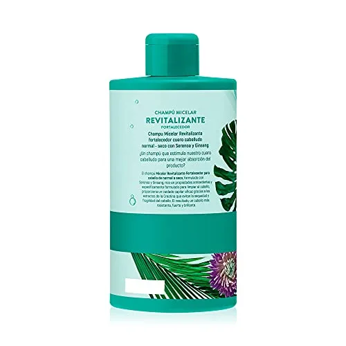 TULIPAN NEGRO ▫️ Tulipán Negro - Champô Micelar Revitalizante e Fortalecedor, Cuidado para Cabelo Normal a Seco, com Serenoa e Ginseng, 400 ml 3