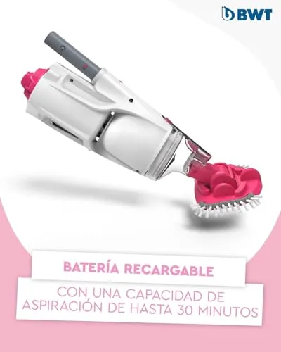 BWT ▫️ Aspirador de piscinas BC30, incluindo vara telescópica | Limpeza eficaz de piscinas até 15 m³ | Funcionamento sem fio 4