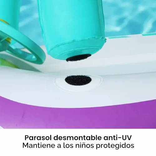 Bestway ▫️ Flutuador insuflável em forma de raposa para crianças | Brinquedos insufláveis para piscina, flutuadores e brinquedos de piscina para rapazes e raparigas 5