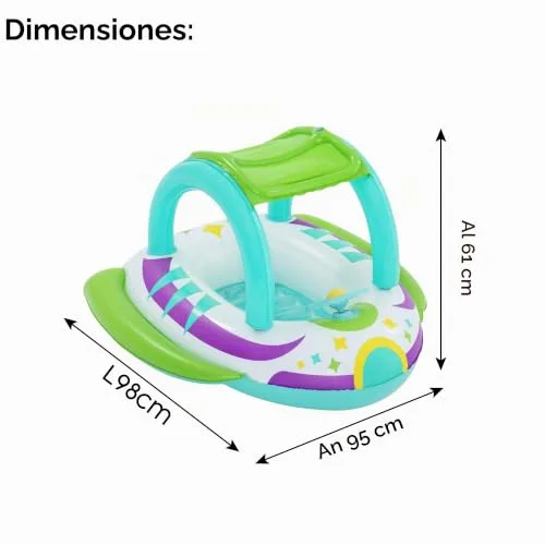 Bestway ▫️ Flutuador insuflável em forma de raposa para crianças | Brinquedos insufláveis para piscina, flutuadores e brinquedos de piscina para rapazes e raparigas 7