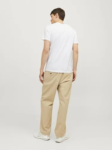 JACK & JONES ▫️ Conjunto de 5 T-shirts com logótipo e decote redondo 3