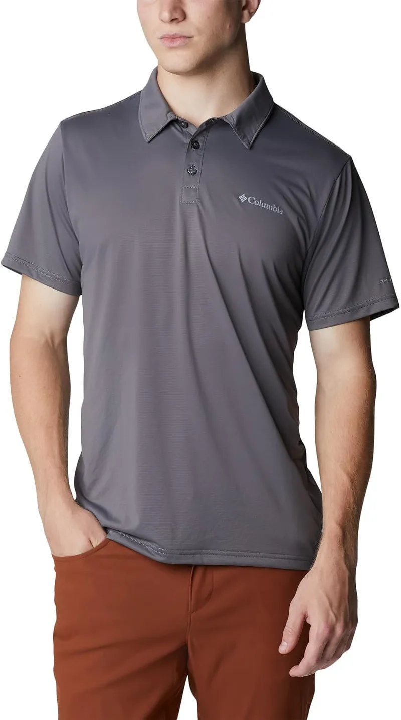 Columbia ▫️ Polo Hike, Polo de manga curta para homem