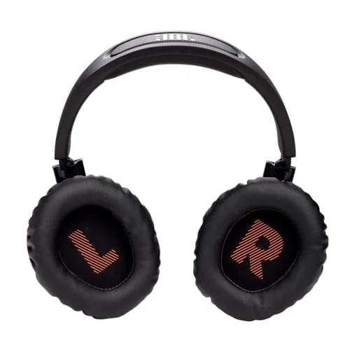 JBL ▫️ Quantum 350 Auscultadores para gamers com design de arnês e microfone Boom amovível, tecnologia QuantumSURROUND disponível para Windows e conectividade USB, preto 2