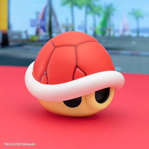 Paladone ▫️ Luz em forma de carapaça vermelha do Super Mario com som - Produto oficial da Nintendo, decoração para salas de jogos e para a casa 2
