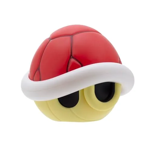 Paladone ▫️ Luz em forma de carapaça vermelha do Super Mario com som - Produto oficial da Nintendo, decoração para salas de jogos e para a casa 5