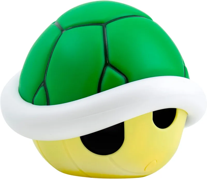 Paladone ▫️ Super Mario Bros Concha Verde com luz e som | Funciona com pilhas, produto oficial da Nintendo. Tamanho único, multicolorido