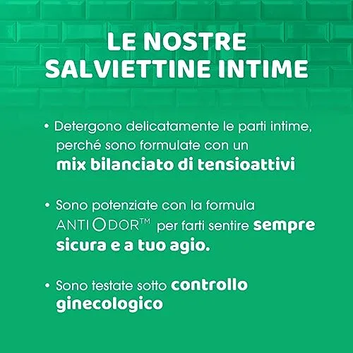 Chilly ▫️ Toallitas Ciclo, toalhitas para higiene íntima, tecido 100% biodegradável, ideais para usar fora de casa, pH 3,5, clinicamente testadas, embalagem de 12 toalhitas 5