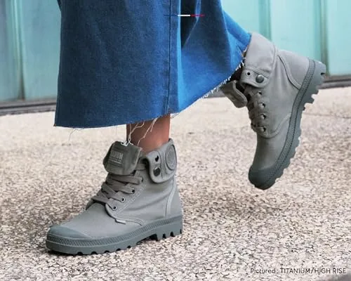 Palladium ▫️ Baggy-w - Botins de lona para mulher 2