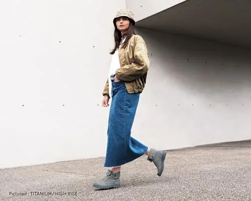 Palladium ▫️ Baggy-w - Botins de lona para mulher 3