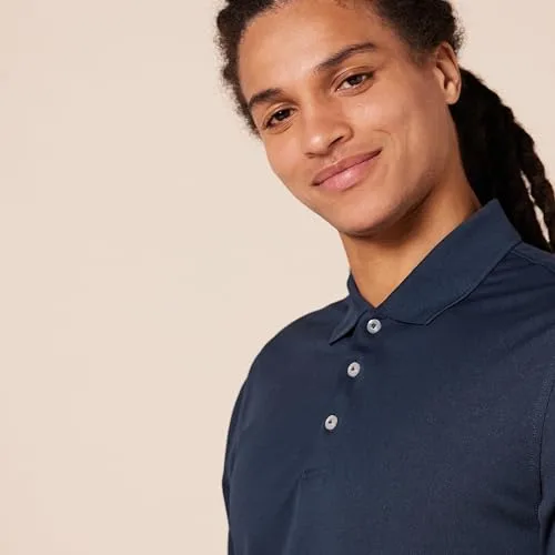 Amazon Essentials ▫️ Polo de golfe para homem, manga curta, corte justo, secagem rápida 4