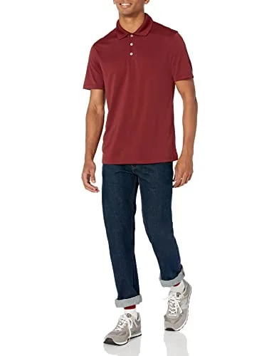Amazon Essentials ▫️ Polo de golfe para homem, manga curta, corte justo, secagem rápida 5