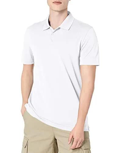 Amazon Essentials ▫️ Polo de golfe para homem, manga curta, corte justo, secagem rápida 3