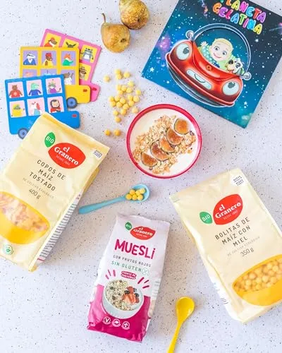 el Granero ▫️ Integral - Muesli de Frutos Vermelhos Sem Glúten Biológico - 375 g 5
