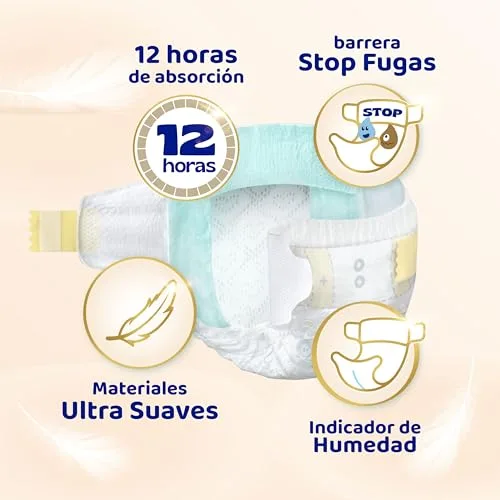 DODOT ▫️ Fraldas Sensitive para bebés, Tamanho 1 (2-5 kg), 224 fraldas + 1 embalagem de 40 toalhitas de oferta da Aqua Plastic Free, n.º 1 em proteção da pele embalagem mensal 4