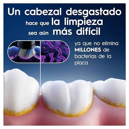 Oral-B ▫️ iO Radiant White - Cabeças de substituição originais, preto, embalagem de 4 unidades 6