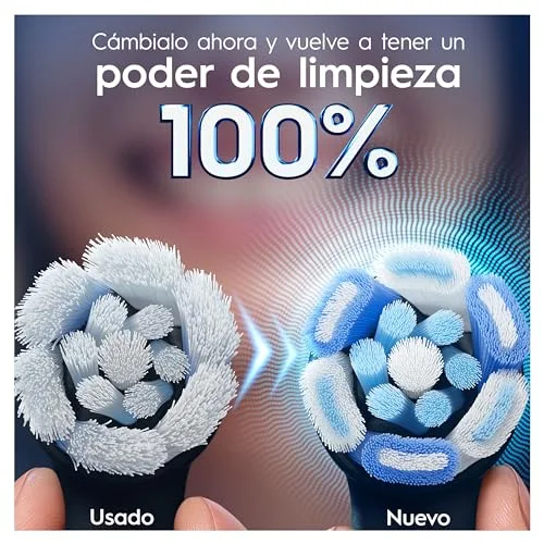 Oral-B ▫️ iO Ultimate Clean - Cabeças de substituição originais, pretas, embalagem de 6 4