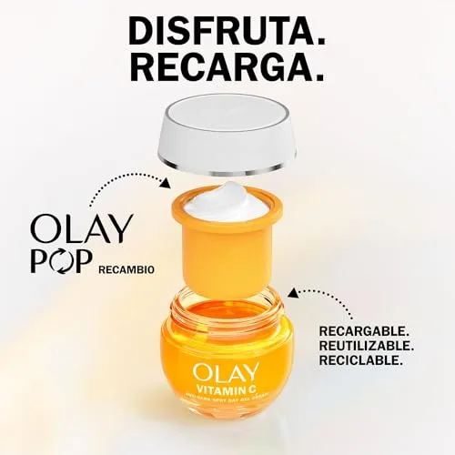 Olay ▫️ Vitamina C Creme Hidratante Facial de Dia FPS 30, com niacinamida, iluminador da pele: ação antimanchas escuras, uniformiza, hidratante, 50 ml 5
