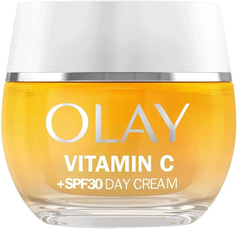 Olay ▫️ Vitamin C Creme Facial de Dia Antimanchas FPS 30, 50 ml | Com vitamina C e niacinamida, ajuda a iluminar e uniformizar o tom da pele, ao mesmo tempo que a protege com FPS 30
