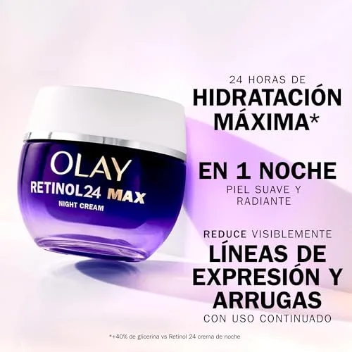 Olay ▫️ Retinol 24 MAX Creme Facial Noturno Hidratante Antirrugas, 50 ml 4