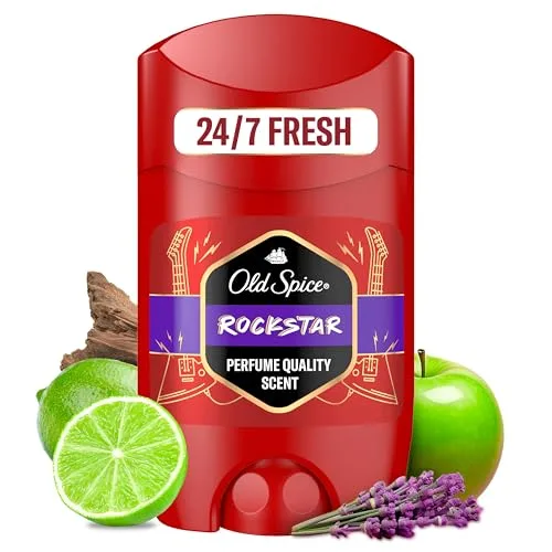 Old Spice ▫️ Rockstar Desodorizante em barra para homem sem alumínio, 6x50 ml 2