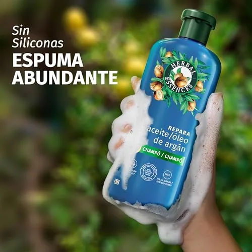 Herbal Essences ▫️ Argão - Champô Reparador, Cabelo Danificado, Sem Silicones, 350 ml 7