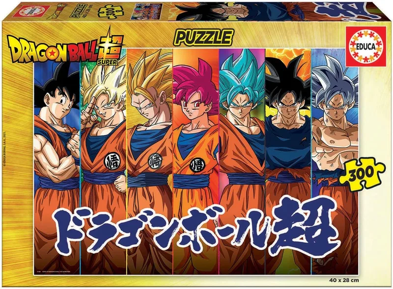 Educa ▫️ Dragon Ball Super. Puzzle de 300 peças do Goku. A partir dos 8 anos (19188)