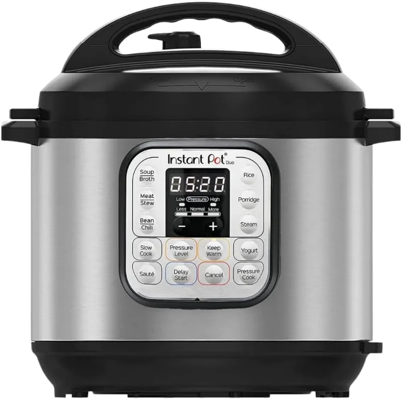 Instant Pot ▫️ Duo Panela Inteligente 7 em 1: Panela de pressão, panela de cozedura lenta, panela de arroz, frigideira, máquina de iogurte, panela a vapor e aquecedor de alimentos – 3 L, aço inoxidável