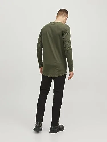 JACK & JONES ▫️ Camiseta lisa com gola redonda 3