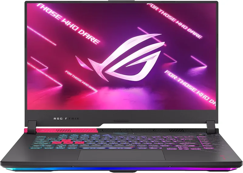 ASUS ▫️ ROG G513QR-HF120 - Portátil para jogos de 15,6" Full HD a 300 Hz (Ryzen 7 5800H, 32 GB de RAM, SSD de 1 TB, NVIDIA RTX 3070 de 8 GB, sem sistema operativo) Rosa Punk Elétrico - Teclado QWERTY espanhol