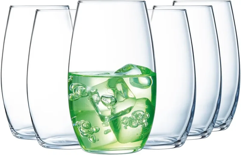 Chef & Sommelier ▫️ Chef&Sommelier - 6 copos, 40 cl, som superior - moderno e elegante, para água e refrigerantes - Coleção Primária - Altamente resistente - Transparência absoluta