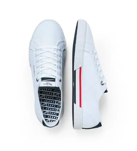 Pepe Jeans ▫️ Ténis Básicos Brady Brancos 3