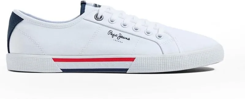Pepe Jeans ▫️ Basic Sneakers Brady Branco