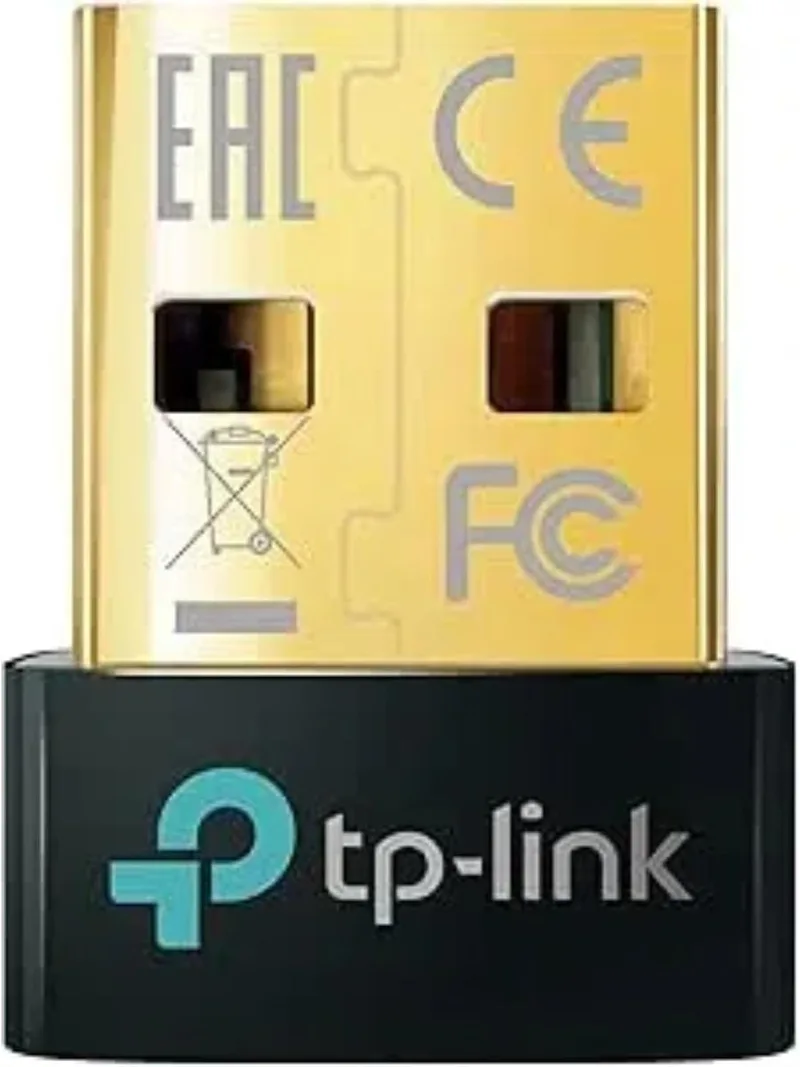 TP-Link ▫️ UB500 - Adaptador Bluetooth USB para PC, Plug & Play, tamanho mini | Ideal para PCs sem Bluetooth. Não requer configuração. Permite ligar auscultadores, teclados, etc. Compatível com Windows 11/10/8.1/7.