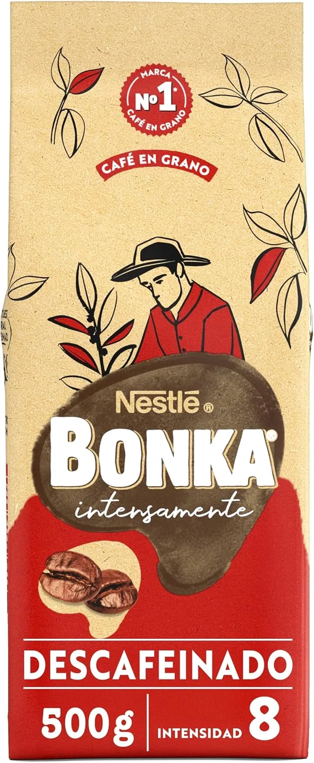 Bonka ▫️ Café em Grão Descafeinado 500 g
