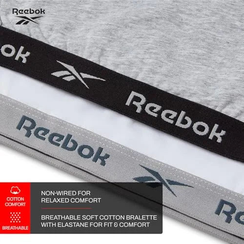 Reebok ▫️ Top Curto Frankie para Mulher, Conjunto de Sutiãs Desportivos com Costas em Forma de Nadadora 3