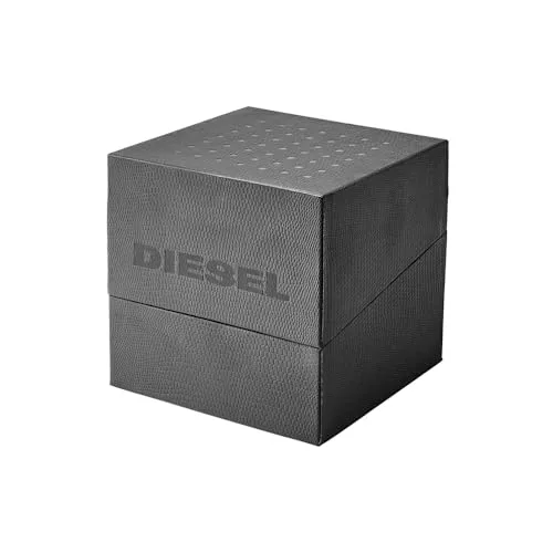 Diesel ▫️ Relógio da série Master Chief para homem, movimento com três ponteiros e data, com bracelete em aço inoxidável ou pele 7