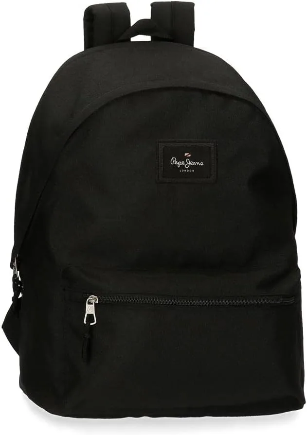 Pepe Jeans ▫️ Aris, Mala tipo mensageiro unissexo para crianças, Preto (Black), 31 x 44 x 17,5 cm