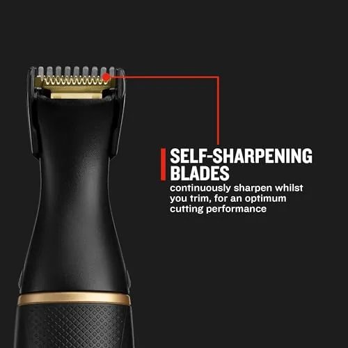 Remington ▫️ Kit de detalhe T-Series para corte de pêlos do nariz e das orelhas, aparador de pêlos do nariz, das orelhas, das sobrancelhas e da barba, aparador vertical e rotativo, 2 pentes, lâmina de precisão e pente ajustável - NE7000 4