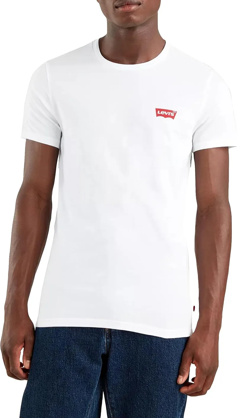 Levi's ▫️ Conjunto de 2 camisolas com gola redonda e estampado para homem
