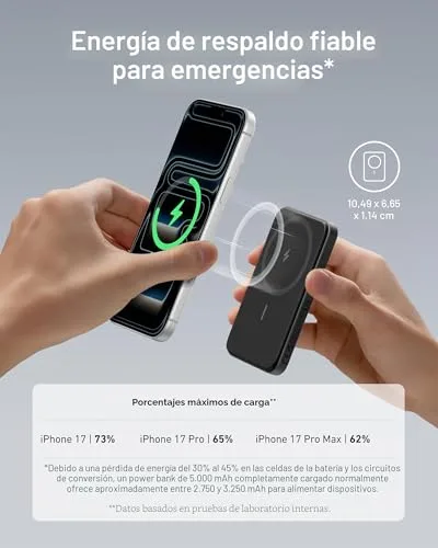 Anker ▫️ 621 MagGo Power Bank MagSafe, bateria externa de 5000 mAh 3