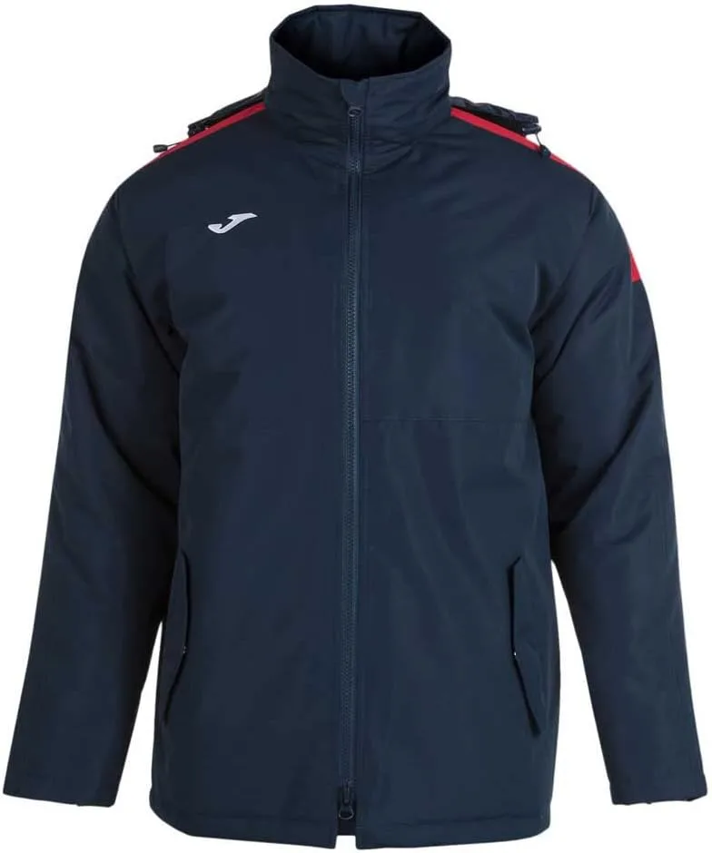 Joma ▫️ Anorak Unissexo para Adultos Trivor, Azul-Marinho-Vermelho, XL