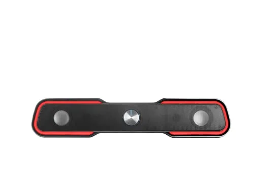 Mars Gaming ▫️ MSBX, Barra de som para jogos de 10 W, iluminação RGB dinâmica, processador de som DSP, Bluetooth 5.0 + tomada, som espacial multinível, preto 6