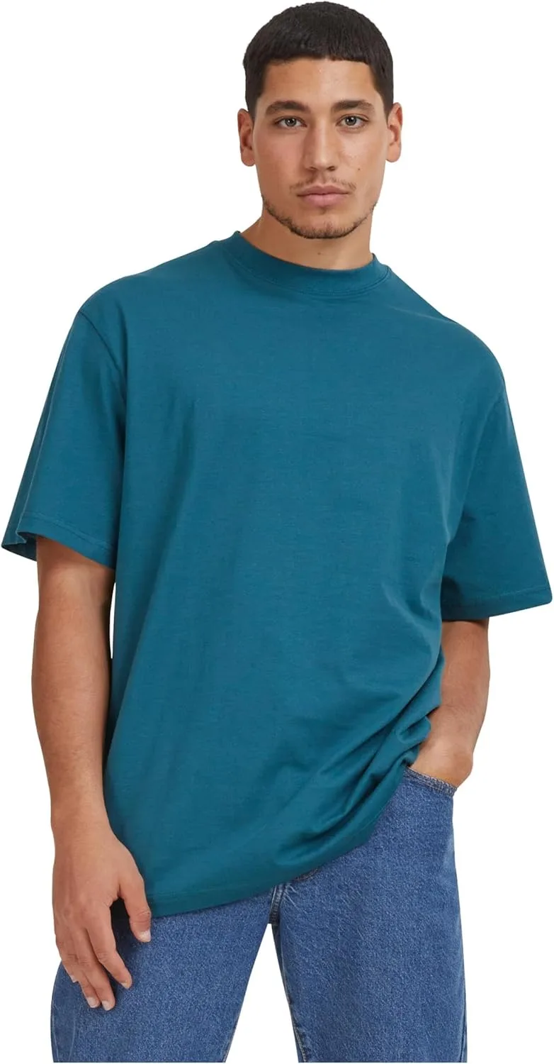 Urban Classics ▫️ Camiseta de manga comprida para homem, cinzento claro, corte largo