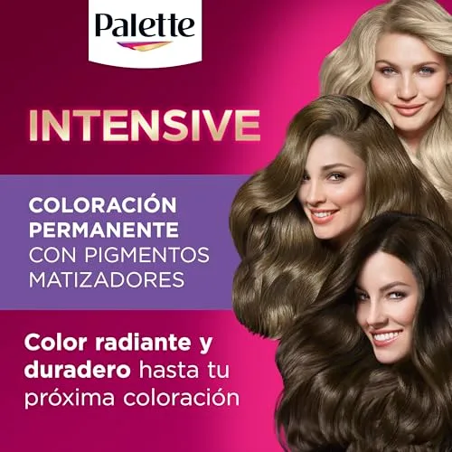 Schwarzkopf ▫️ Palette Intensive Creme Color 7-1 Loiro Médio Cinza, tintura permanente com óleo de macadâmia e amêndoas, cobre 100% dos cabelos brancos e das raízes, para um cabelo radiante, Embalagem de 3 3