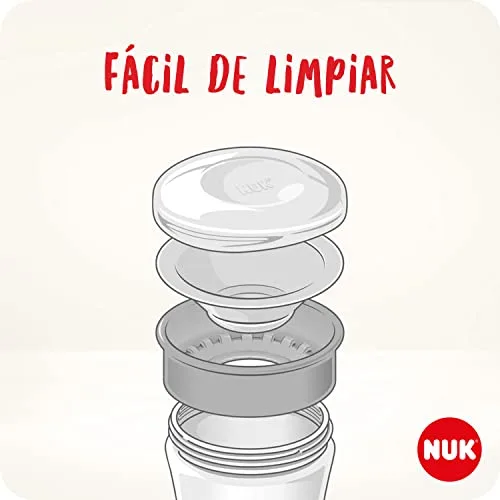 NUK ▫️ Copo antiderrame Magic Cup para bebés | Borda antiderrame de 360° | +8 meses | Sem BPA | 230 ml | Caranguejo (roxo) | 2 unidades 5