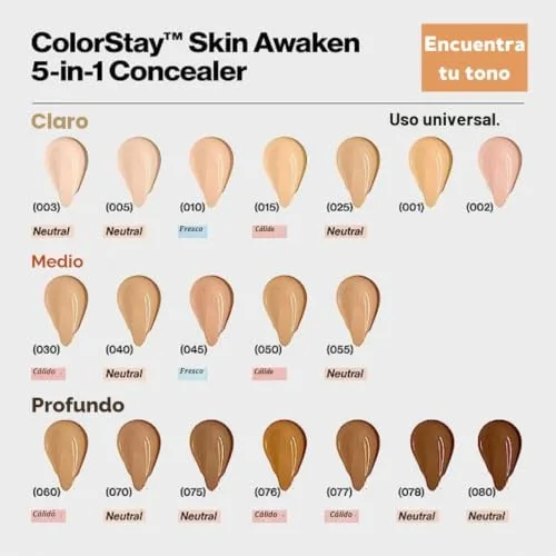 REVLON ▫️ ColorStay Skin Awaken Corretor 5 em 1, 001 Neutralizer 7