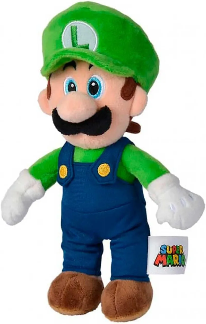 Simba ▫️ Peluche Luigi, azul, verde, 20 cm. A partir dos 0 meses (109231009LUI)