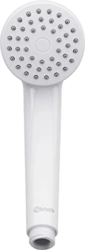 Cornat ▫️ Amarela TECB3471 - Chuveiro de alcachofra (67 mm de diâmetro, 1 tipo de jato, anticalcário e poupança de água), cor branca 3